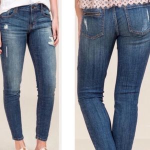 Eunina Ava Low Rise Zipper Skinny Jean